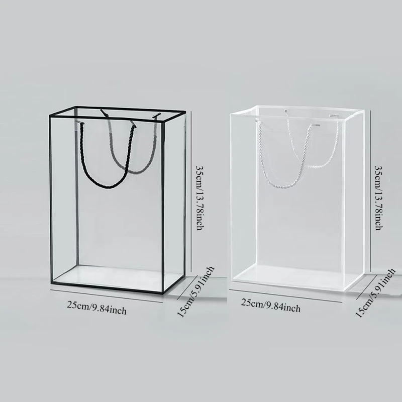 Florist Supply House - yes1/3/10PCS Transparent Plastic Bag Flower Florist