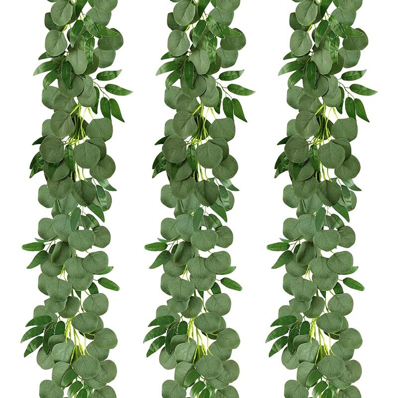 3 Packs 6.5 Feet Artificial Si - огляд і ціна Eucalyptus Preserved