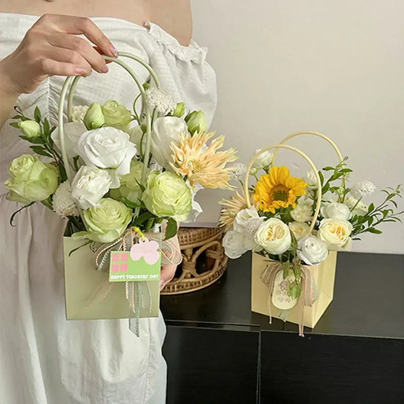 Kraft Flower Gift Bags Portabl - огляд і ціна Florist Supply House