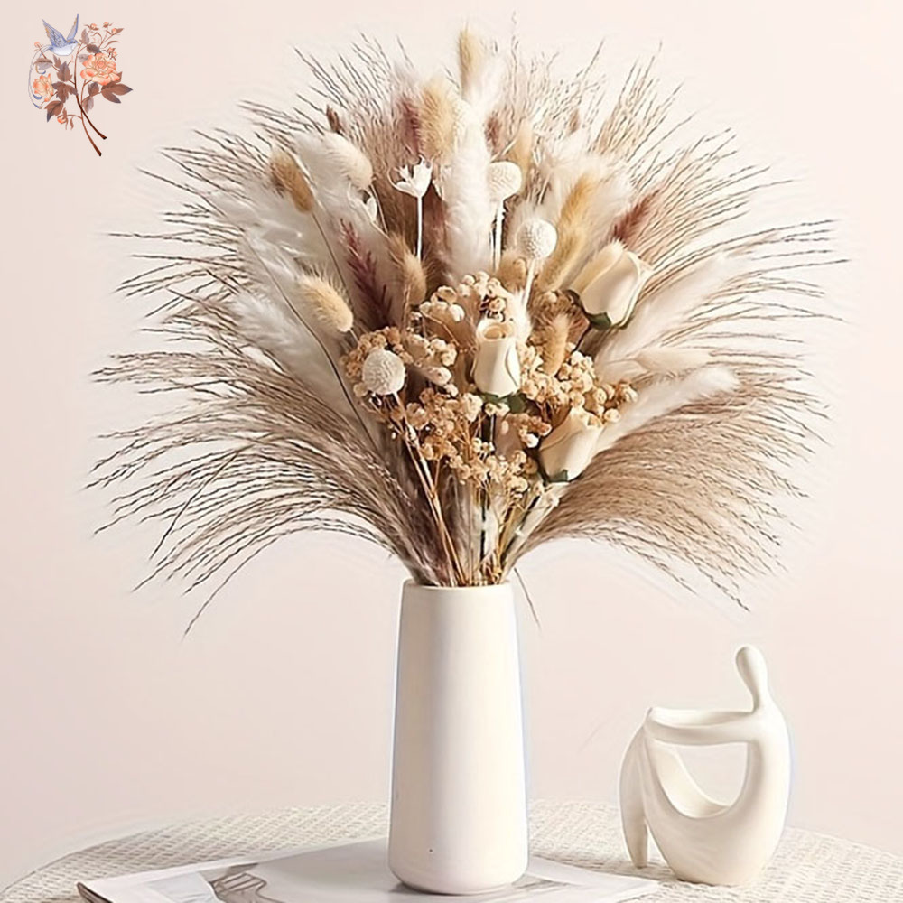 80Pcs Artificial Dried Flowers - огляд і ціна Baby Breath Dried