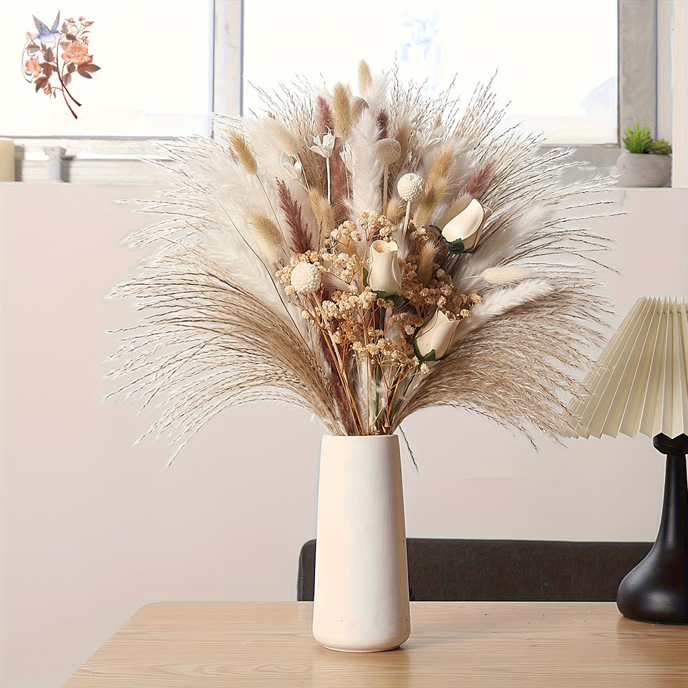 80Pcs Artificial Dried Flowers - огляд і ціна Baby Breath Dried