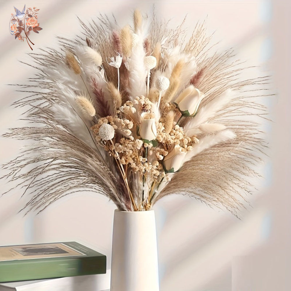 80Pcs Artificial Dried Flowers - огляд і ціна Baby Breath Dried