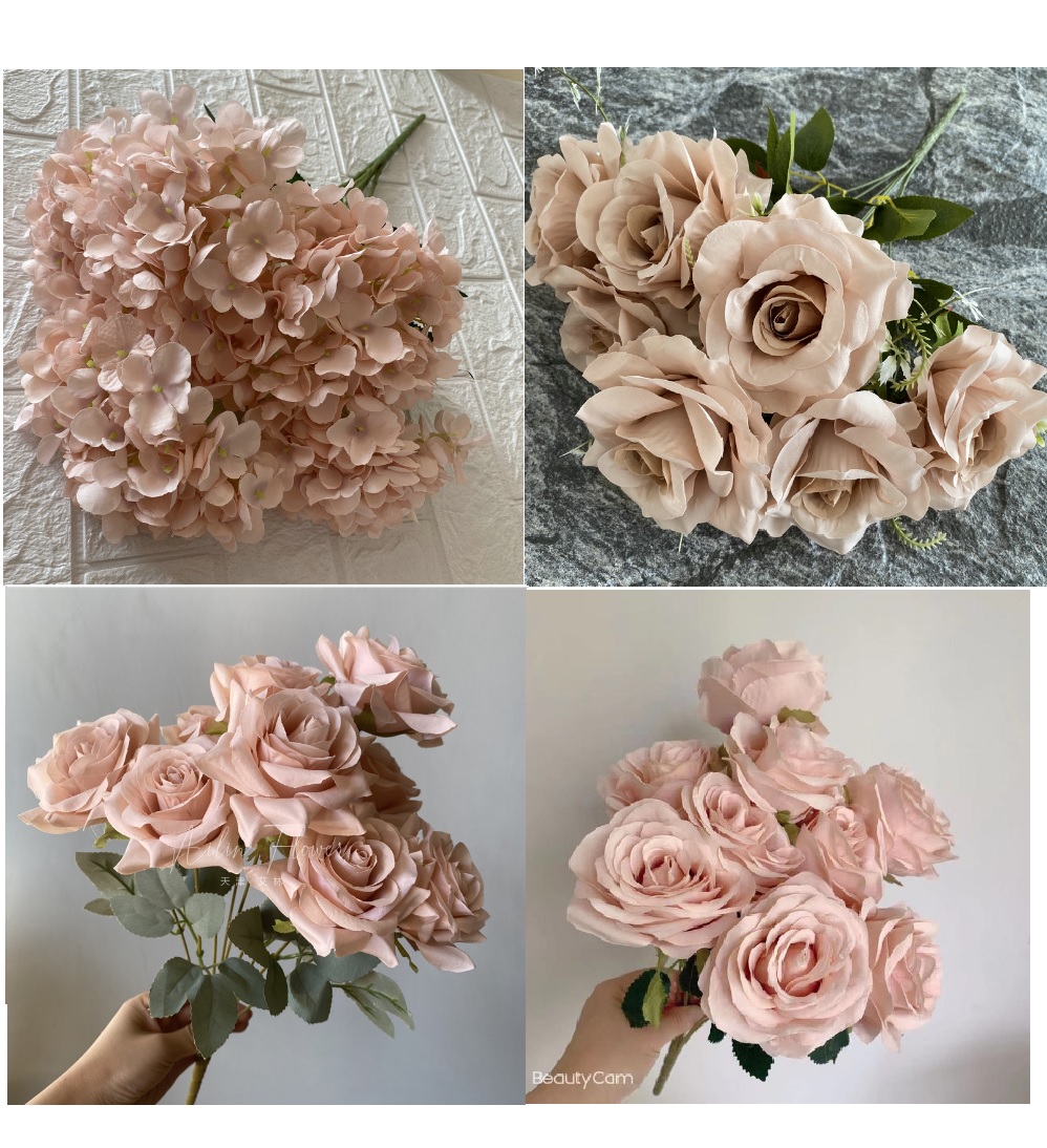 Wedding Decor Rose dusty pink  - огляд і ціна Baby Breath Dried