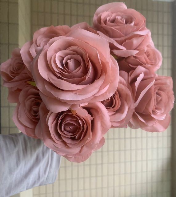 Wedding Decor Rose dusty pink  - огляд і ціна Baby Breath Dried