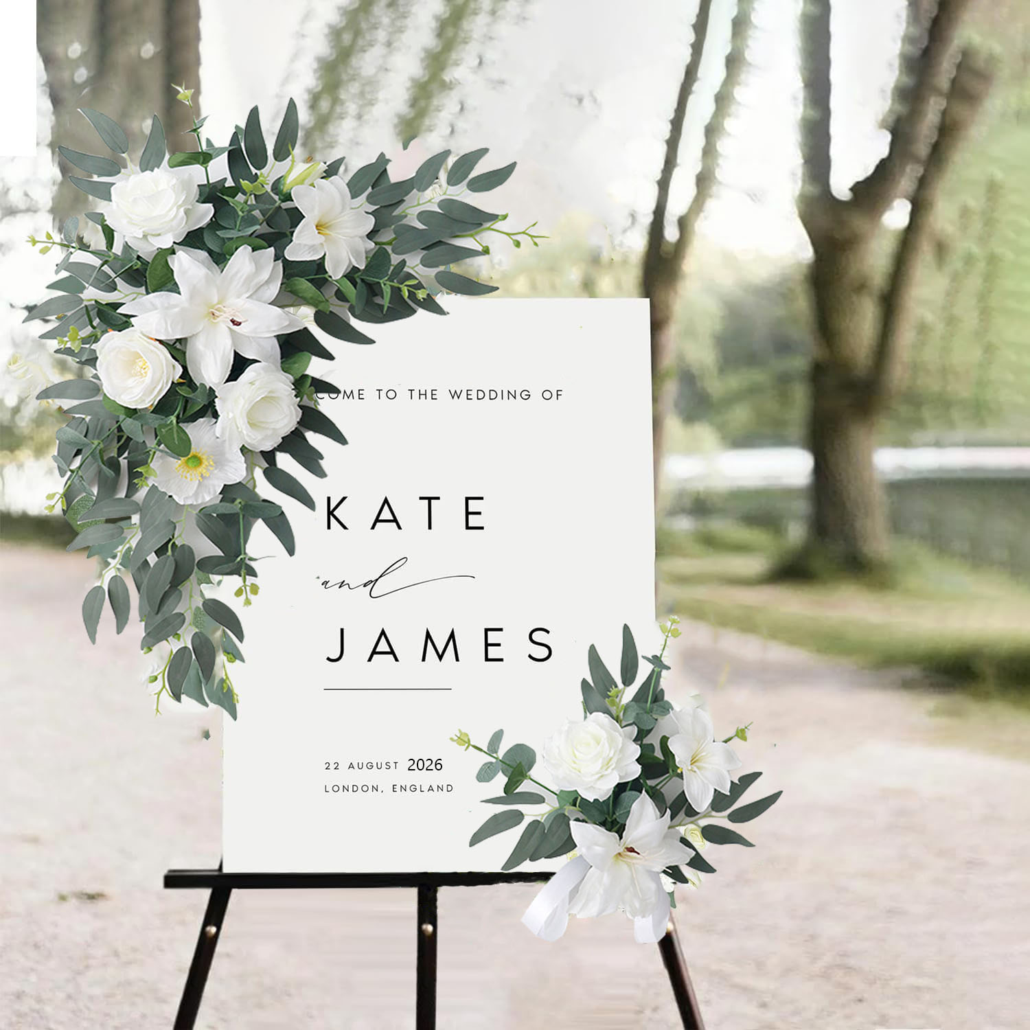 Yannew Country Wedding Welcome - огляд і ціна Eucalyptus Preserved