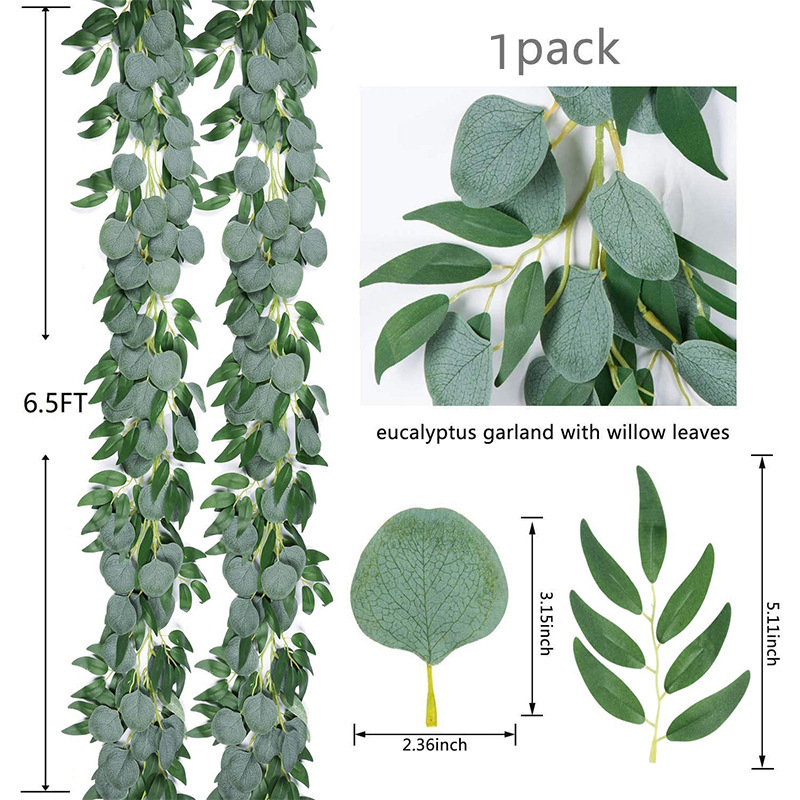 200cm Fake Eucalyptus Rattan A - огляд і ціна Eucalyptus Preserved