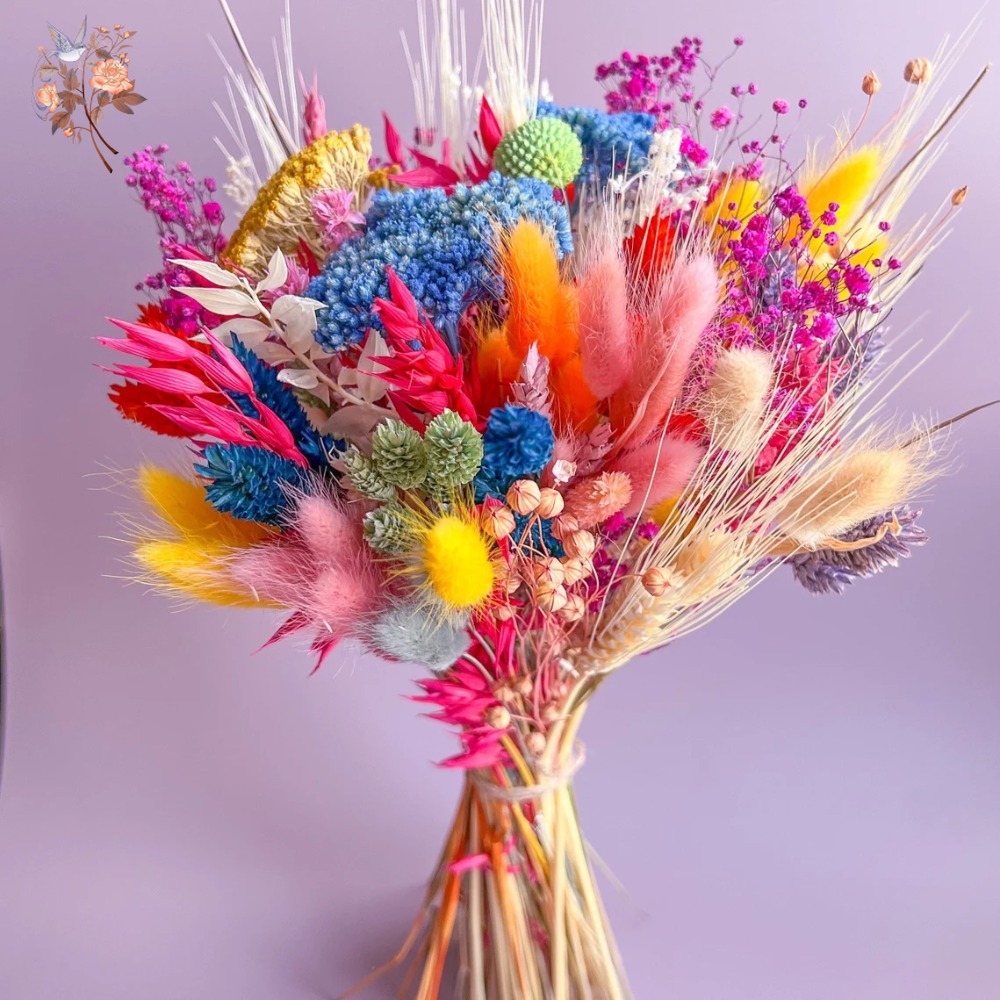 Colorful Dried Flowers Wedding - огляд і ціна Baby Breath Dried