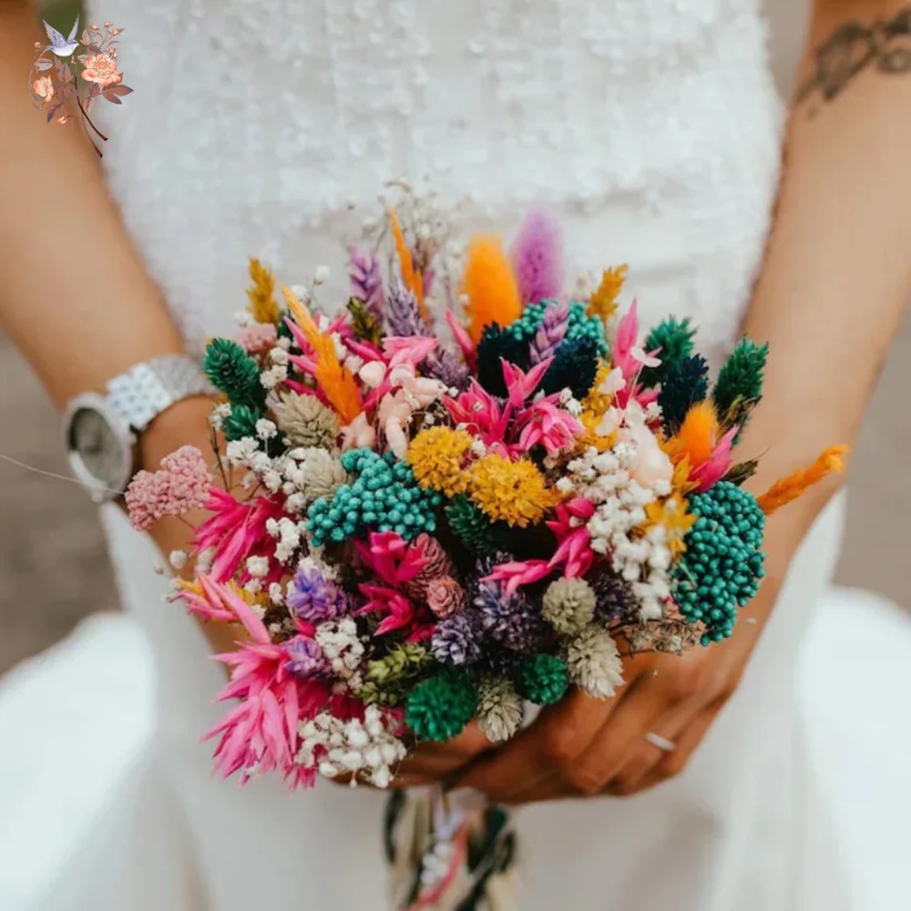 Colorful Dried Flowers Wedding - огляд і ціна Baby Breath Dried